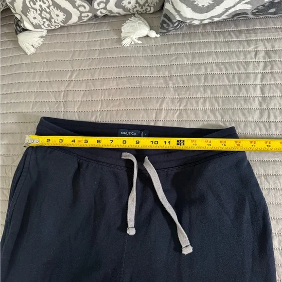 Nautica Men's navy  fleece lined Jogger  Pants Sz L - Picture 4 of 11